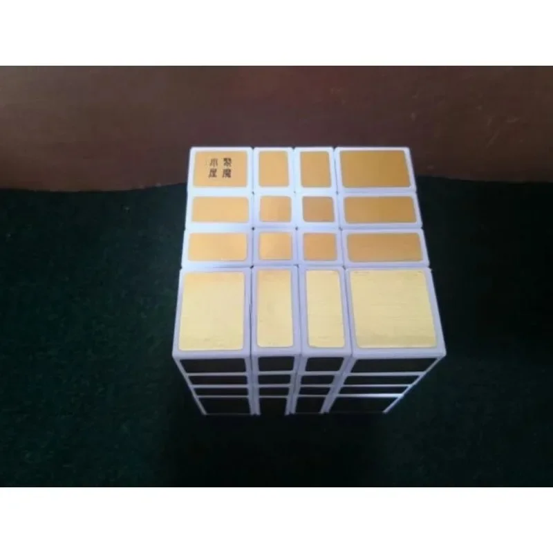 Головоломка 4x4 зеркальный куб головоломка Calvin's 4x4x4 Магнитный черное тело с