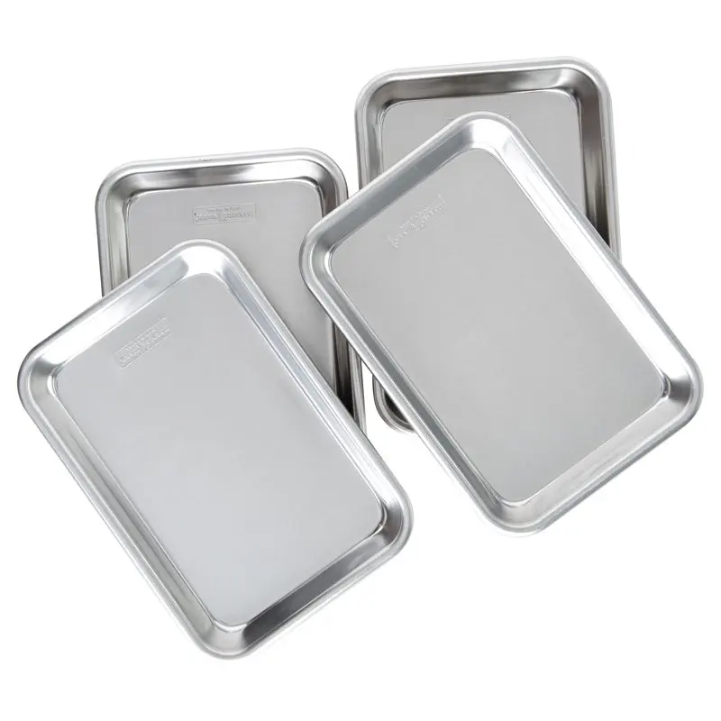 

Sparkling 4 Pack 1/8 Aluminum Sheets, Brilliant Silver 10.1" x 7" x 1.1" for Crafting and More.