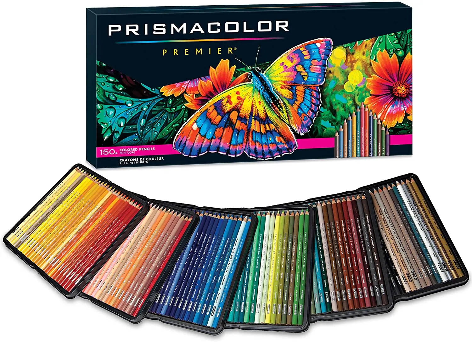 

Prismacolor Premier Colored Pencils | Art Supplies for Drawing, Sketching, Adult Coloring | Soft Core Color Pencils, 150 Pack