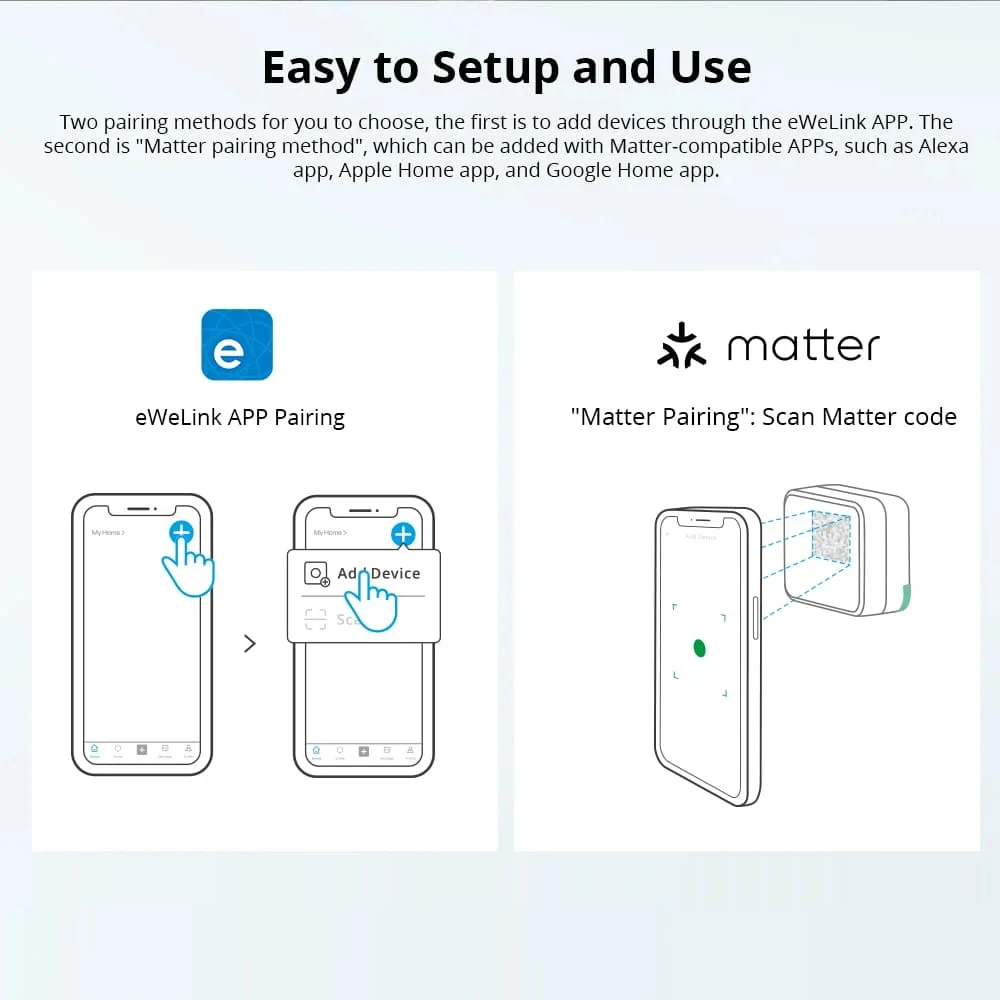 Фото MINIR4M Extreme Wi-Fi Smart Switch Matter Беспроводной контроллер Универсальное съемное реле Умный дом Работа с Alexa Google №4