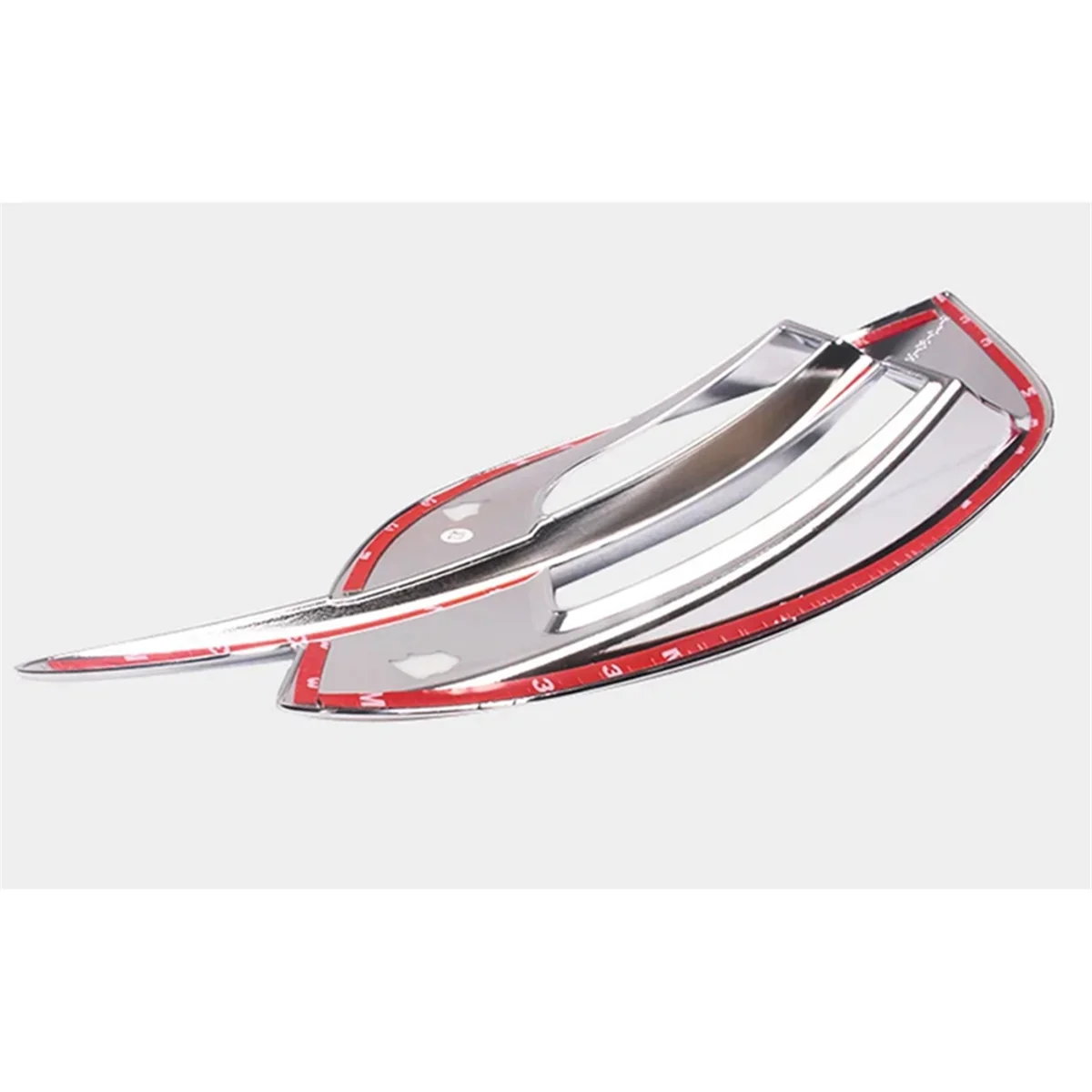 Хромированная накладка на заднюю противотуманную фару автомобиля для Honda Civic 10th