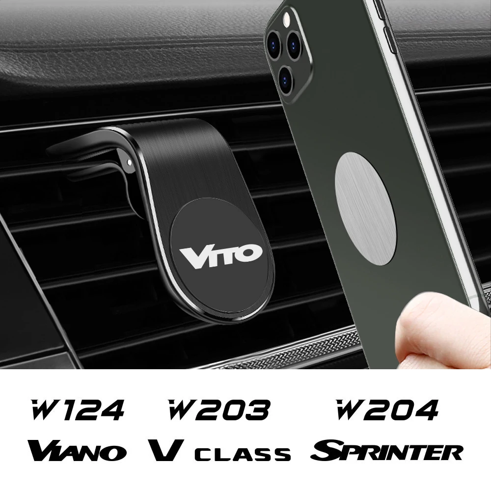 Магнитный автомобильный держатель для телефона Mercedes Benz W124 W203 W204 VITO Sprinter Viano V-Class