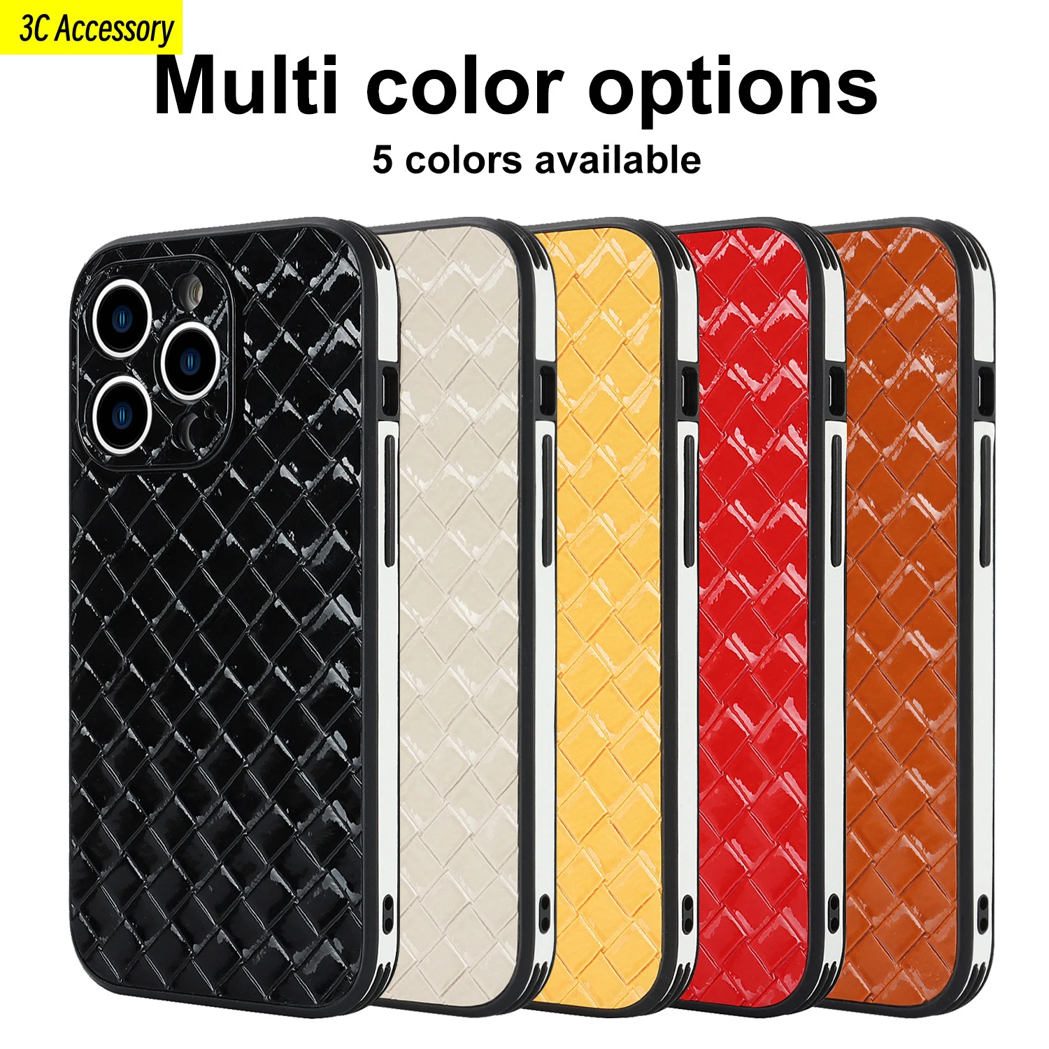 

New Woven Leather Design Coque For iPhone 14 13 12 11 ProMax Heat Dissipation and Anti Drop Protective Cases For iPhone 11 Cover