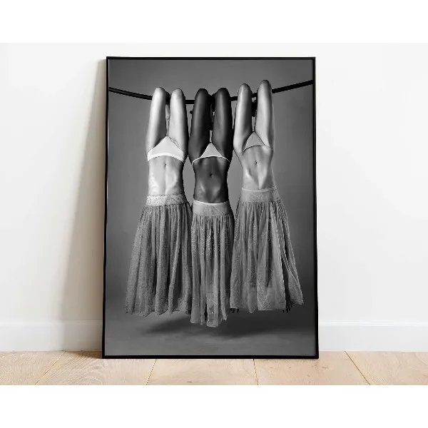 Стильный модный черно-белый постер, сексуальный женский леопардовый винтажный холст, картина, роскошное настенное искусство, гостиная, домашний декор, фреска