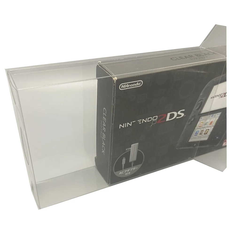 

Collection Display Box For Nintendo 2DS Game Storage Transparent Boxes TEP Shell Clear Collect Case