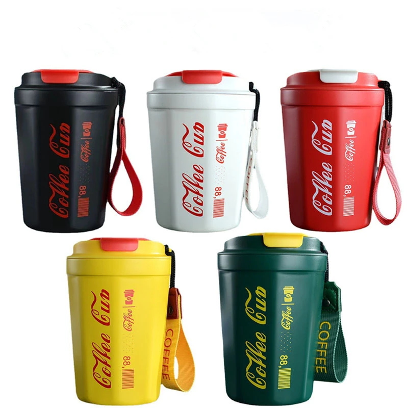 

Coffee Handy Cup Outdoor Water Cup Stainless Steel Thermos Cup Creative Coffee Mug Car Portable Water Cup