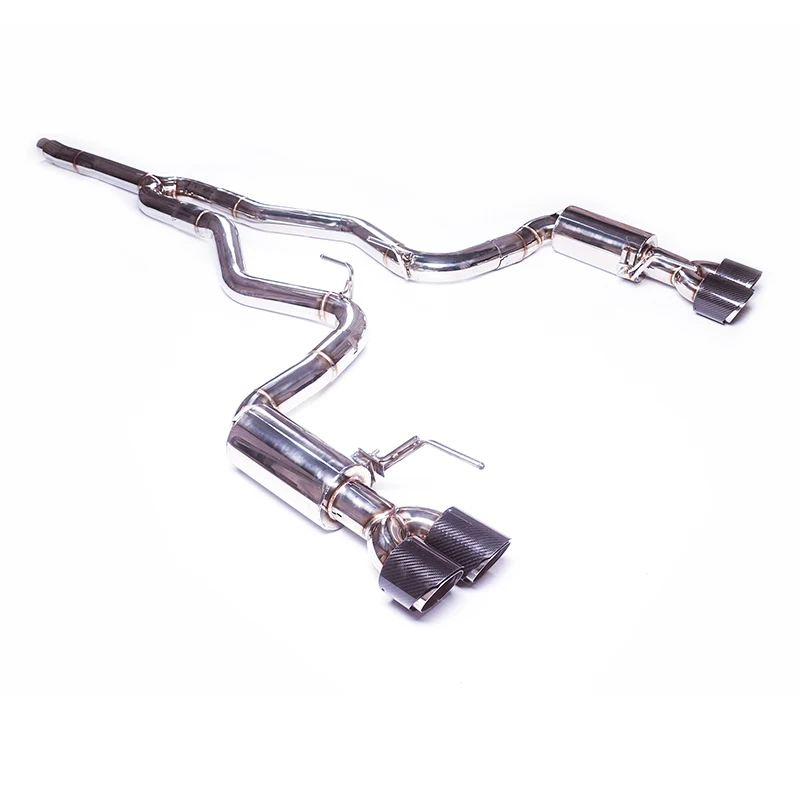 Фото Глушитель выхлопа Catback GFC для Ford Mustang EcoBoost 2.3T 2014+, выхлопная система автомобиля изготовлена из 3-дюймовой нержавеющей стали 304 №3