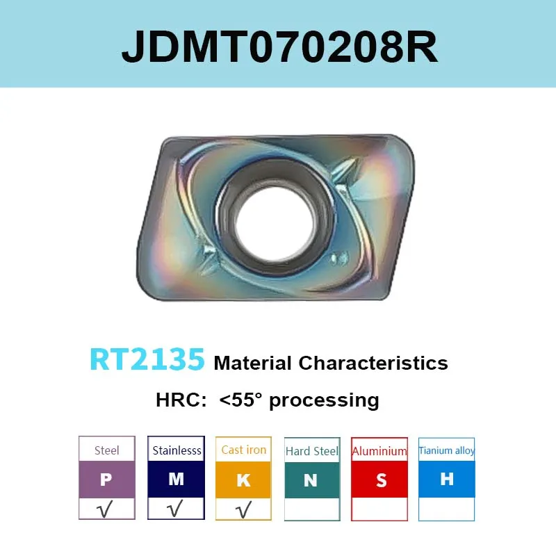 10 шт. токарные лезвия JDMT JDMT07 фрезерные лезвия с ЧПУ JDMT0702 JDMT070204R JDMT070208R фрезерные вставки для ASM07R фреза