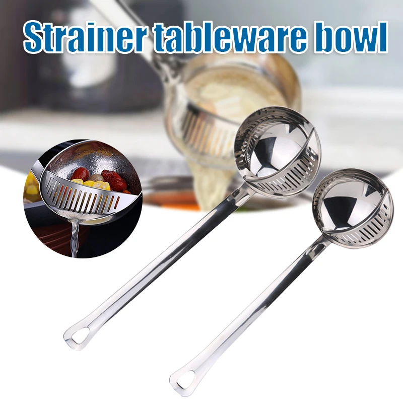 

Double Colander Set with Stainless Steel Durable Detachable Useful for Hot Pot Durable Detachable Useful Anti-Corrosion WWO66