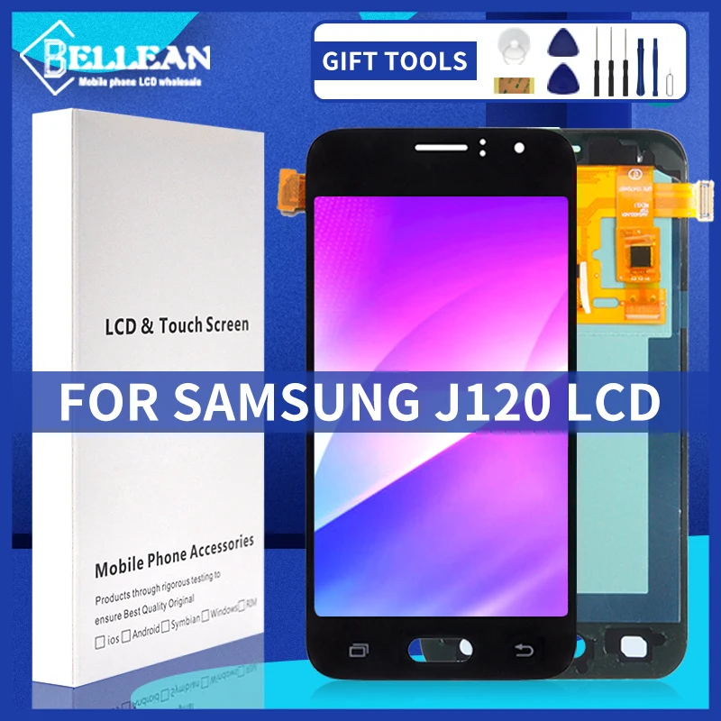 Catteny J1 2016 дисплей для Samsung Galaxy J120 ЖК-дисплей с сенсорным экраном дигитайзер J120H J120M
