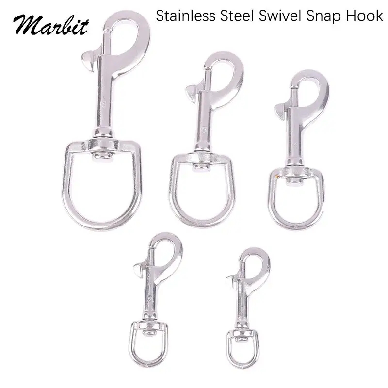 

316 Stainless Steel Swivel Snap Hook Clip Dive Bolt Snap Hook Single Ended Hook Buckle For Scuba Diving Part Tool Accessories