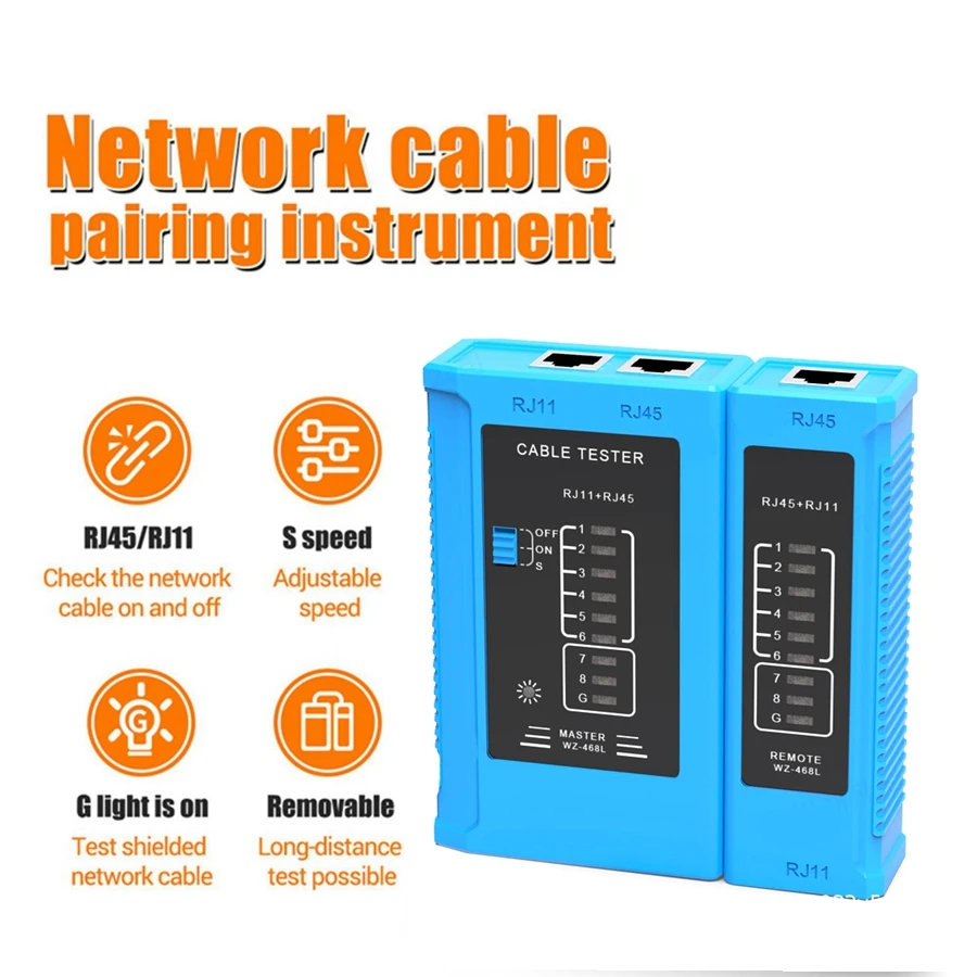 

Кабельный тестер lan тестер сетевого кабеля тестер RJ45 RJ11 RJ12 CAT5 UTP LAN Кабельный тестер сетевой инструмент для ремонта сети