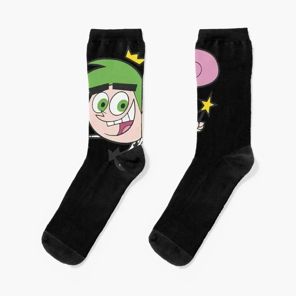 Мужские и женские рождественские носки Cosmo And Wanda Fairly Oddparents летние спортивные