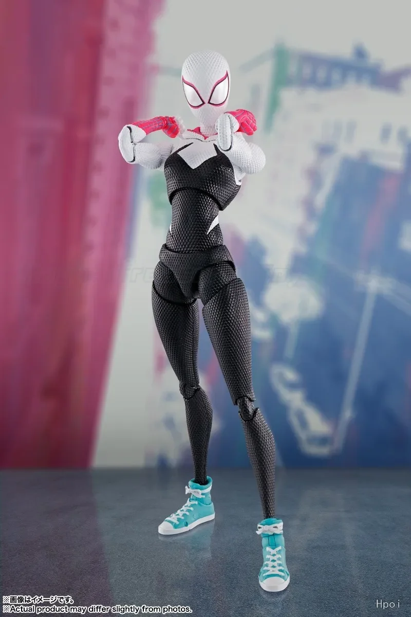 Фото В наличии: Оригинальная фигурка BANDAI SPIRITS S.H.Figuarts ACROSS SPIDER-VERSE PART ONE Spider-women, модель игрушки, подарок №2