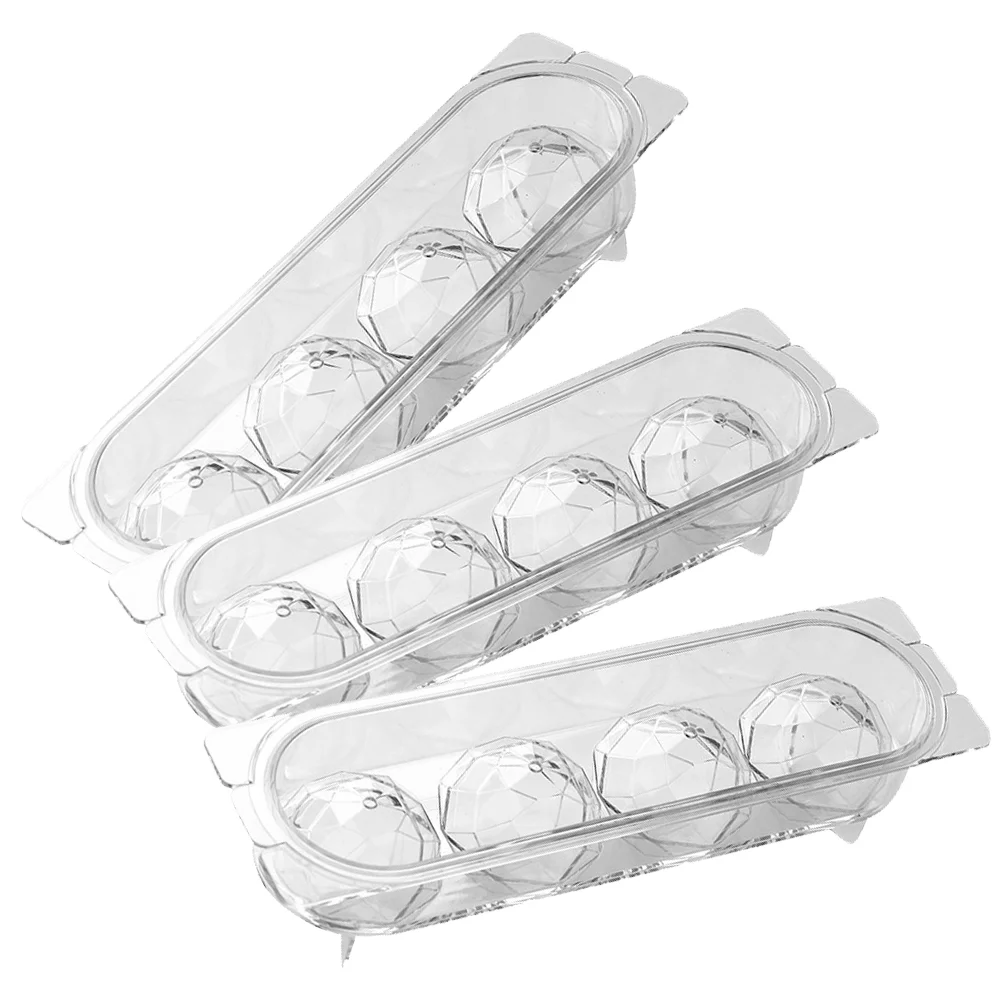 3 шт. круглые формы для кубиков льда лоток нуга конфет прозрачные шарики