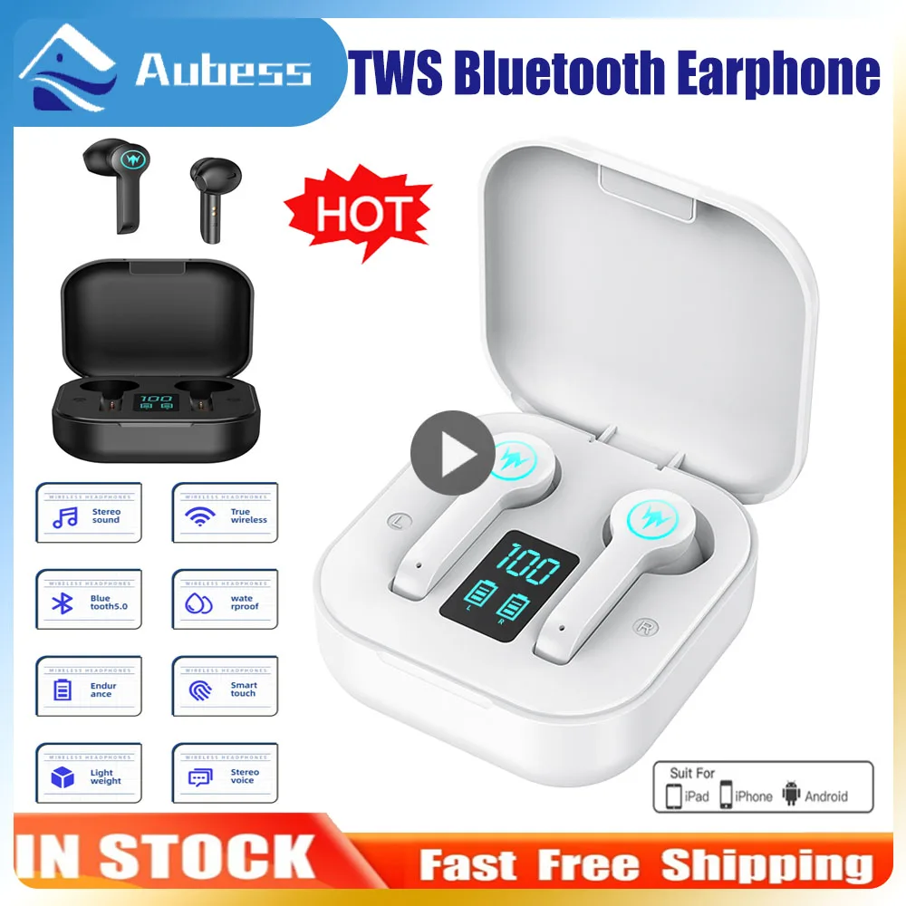 

Новые беспроводные наушники L10 TWS Bluetooth 5,1 бинауральные стерео шумоподавление бас отпечаток пальца управление длинным планшетом