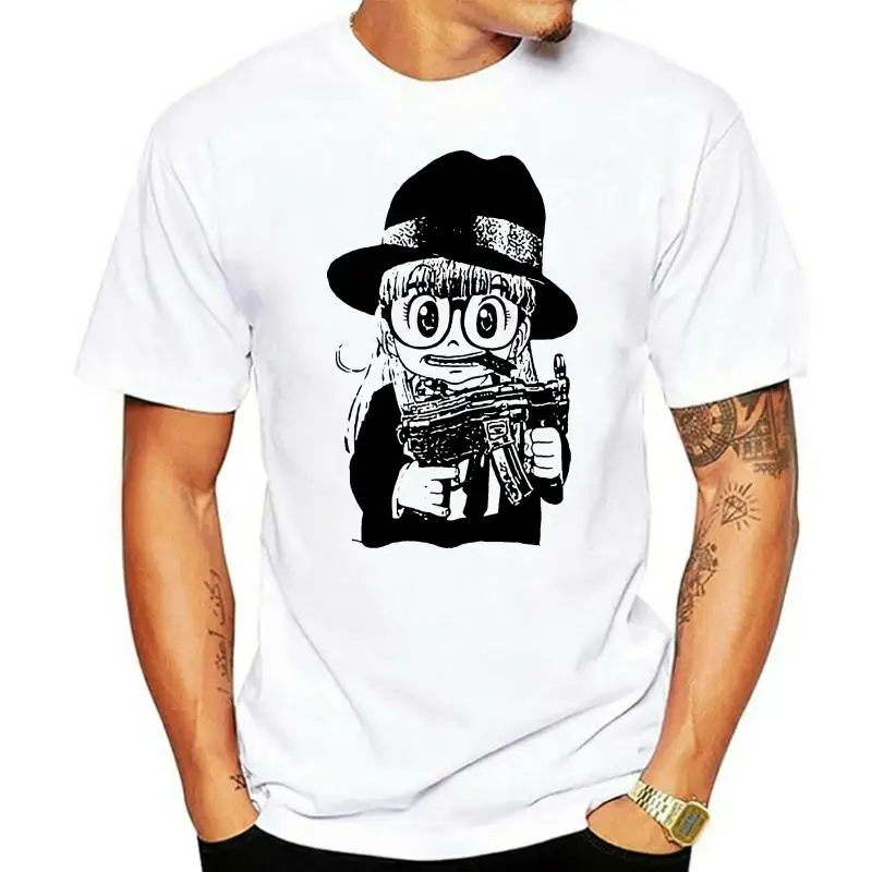 

Arale Norimaki Dr Slump Akira Toriyama Harajuku Токио Винтажная Футболка обычный короткий рукав хлопковые футболки