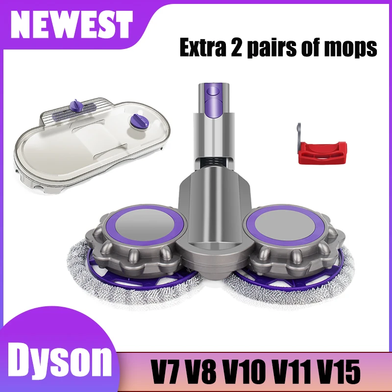 

Для Dyson V7 V8 V10 V11 V15 электрическая насадка для швабры, замена пылесоса с резервуаром для воды и красным триггером