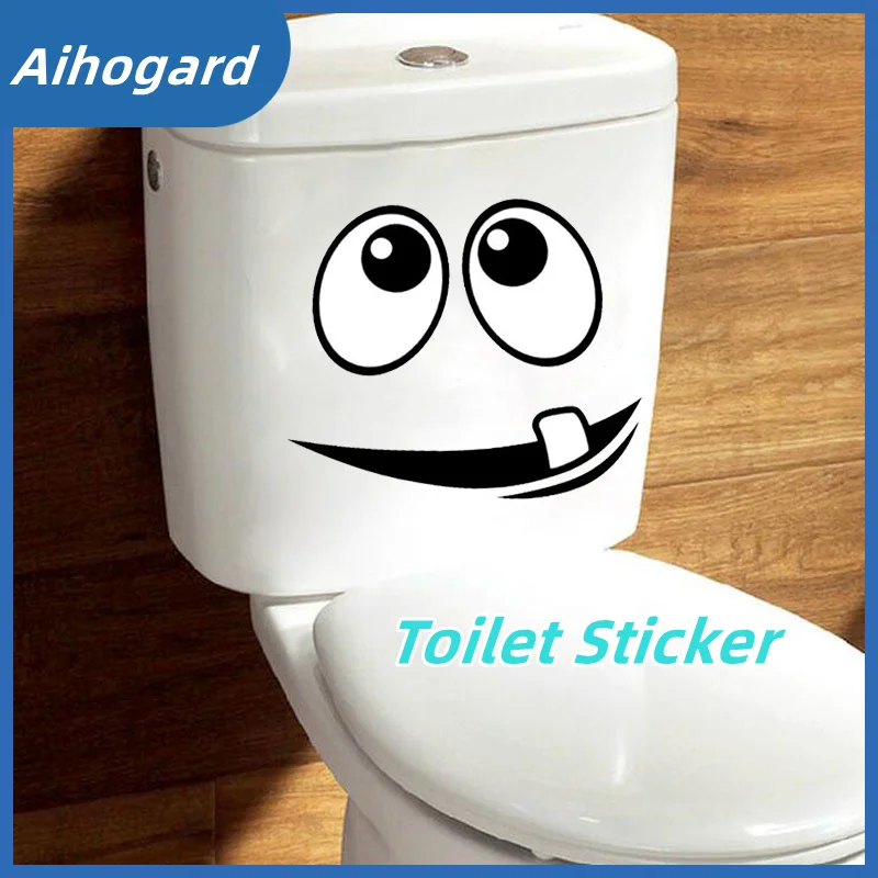 

Toilet Sticker Funny Toilet Sign Stickers Creative Wall Posters Waterproof Wall Decals Wallpaper Bathroom Decoration Home Decals