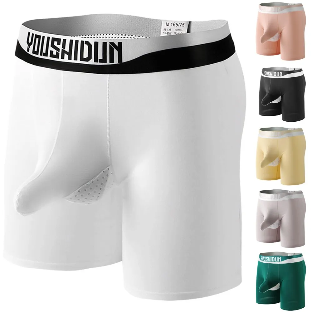

Men's Cotton Mid-Waist Elephant Shorts Breathable Underwear Boxers Panties Fashion Comforty Plus Size Boxer Short Underpants