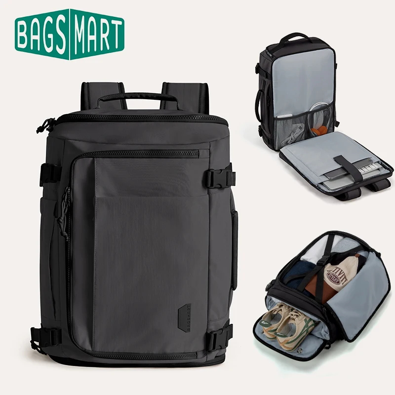 Фото BAGSMART чемодан дорожный рюкзак для Easyjet Cabin Bag Airback мужские рюкзаки расходный водонепроницаемый рюкзак для ноутбука рюкзак №1