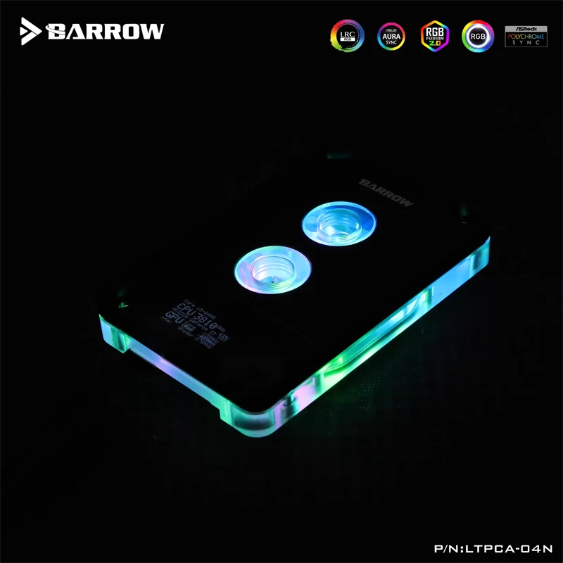 Barrow CPU водяной блок AM5 PC монитор экран дисплея Бесплатный AIDA64 для AMD Ryzen3/5/7 X470 5V MB RGB