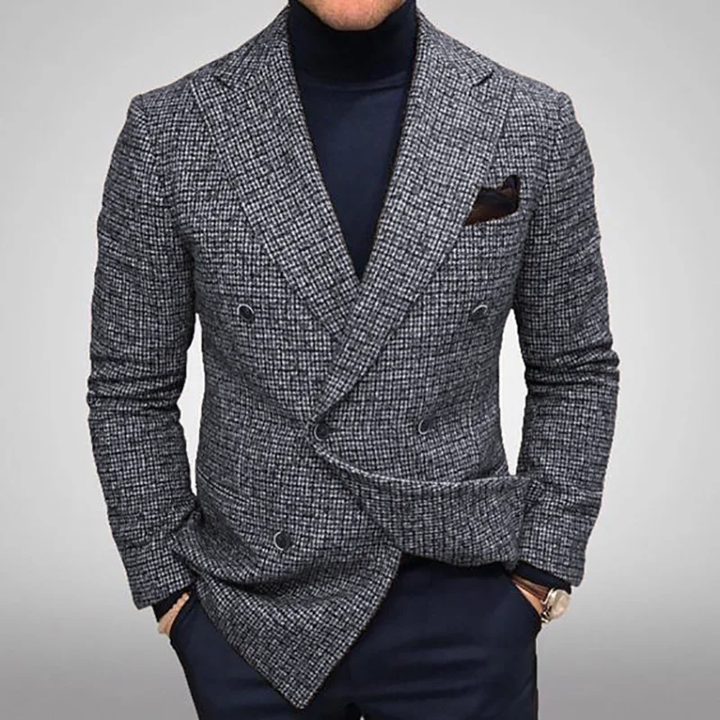 

Men's Suit Jacket Spring And Autumn New British Business Host Casual Plus-Size Suit