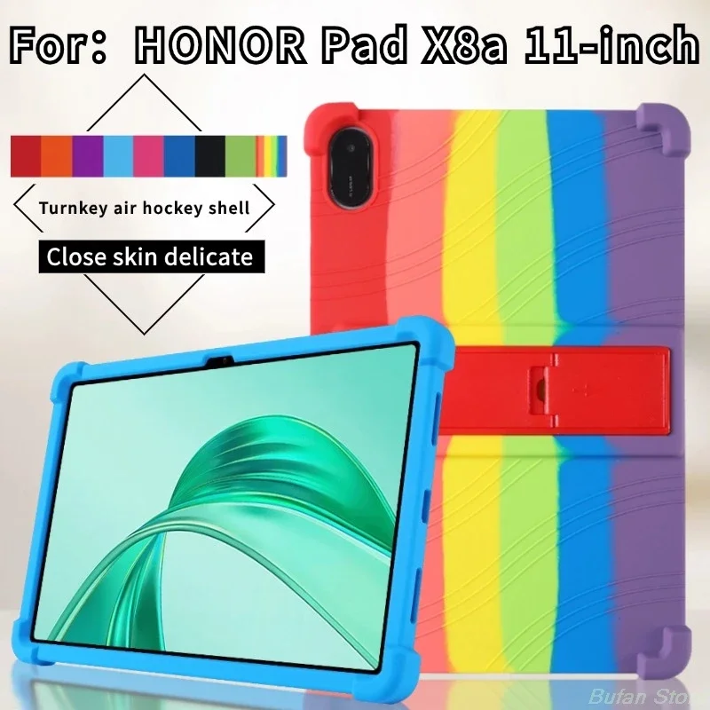 Детский чехол для Honor Pad X8a 11 дюймов 2024 противоударный планшета мягкая силиконовая