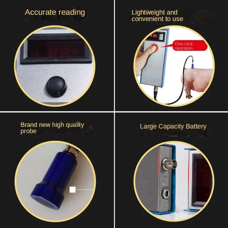 НОВОЕ оборудование для обнаружения жира со свиньей точный детектор критионов