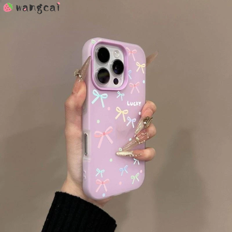 Чехол для телефона в стиле INS с бантом 2-в-1 для Vivo Y22 Y22S Y21T Y21A Y21G Y21S Y20A Y20G Y20i Y20S Y20T Y19S Pro GT, противоударный чехол (art.: 3920da47987fb) - 3920da47987fb
