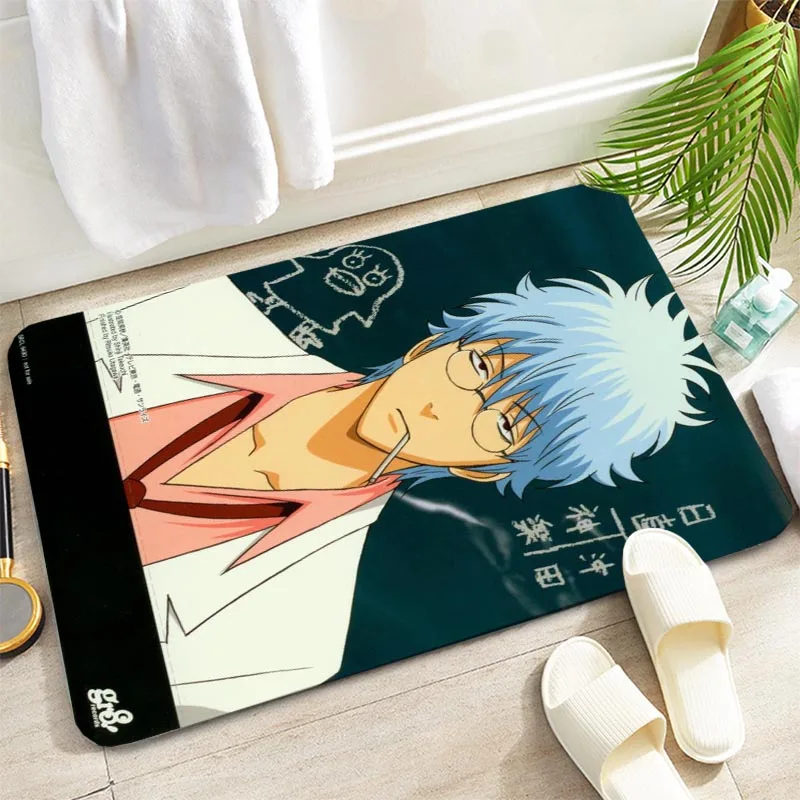 

Ginpachi-sensei коврик гинтама пол/ванная/кухня/пляжный коврик, фланелевая губчатая ткань, 3D Печатный пользовательский Декор для спальни 0617