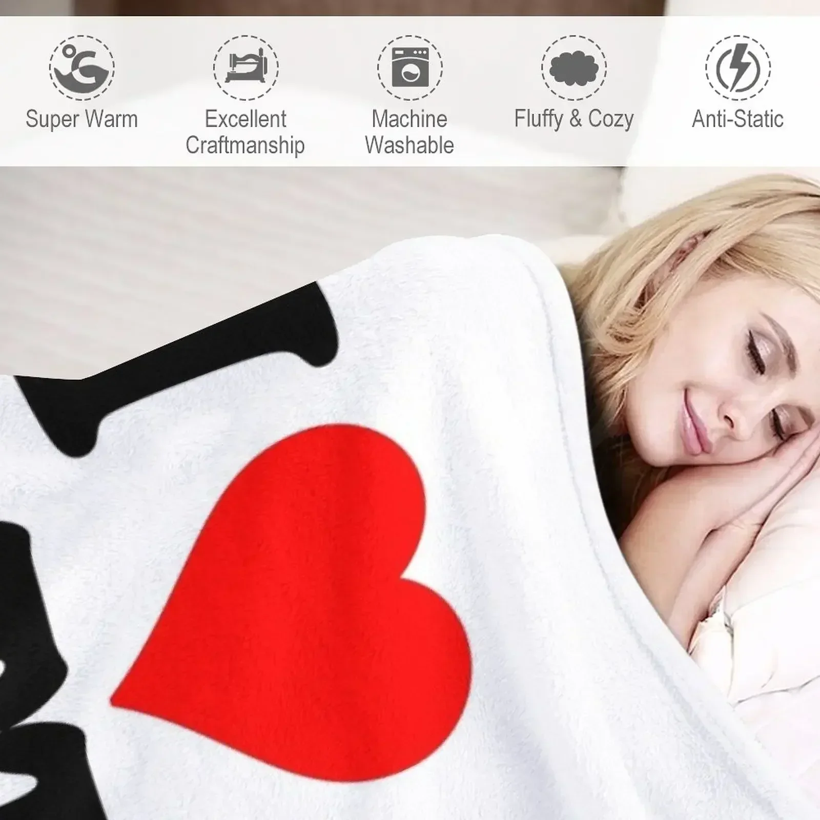 I heart Matty Healy Плед Роскошные одеяла на Хэллоуин