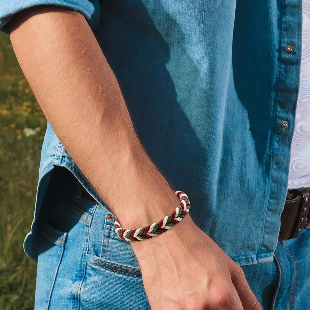 Расширяемый браслет ручной работы из пеньковой веревки браслеты на запястье