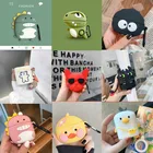 Чехол для QCY T7, силиконовый чехол с милым мини рисунком динозавра, собаки, чехол для qcy t7, чехол