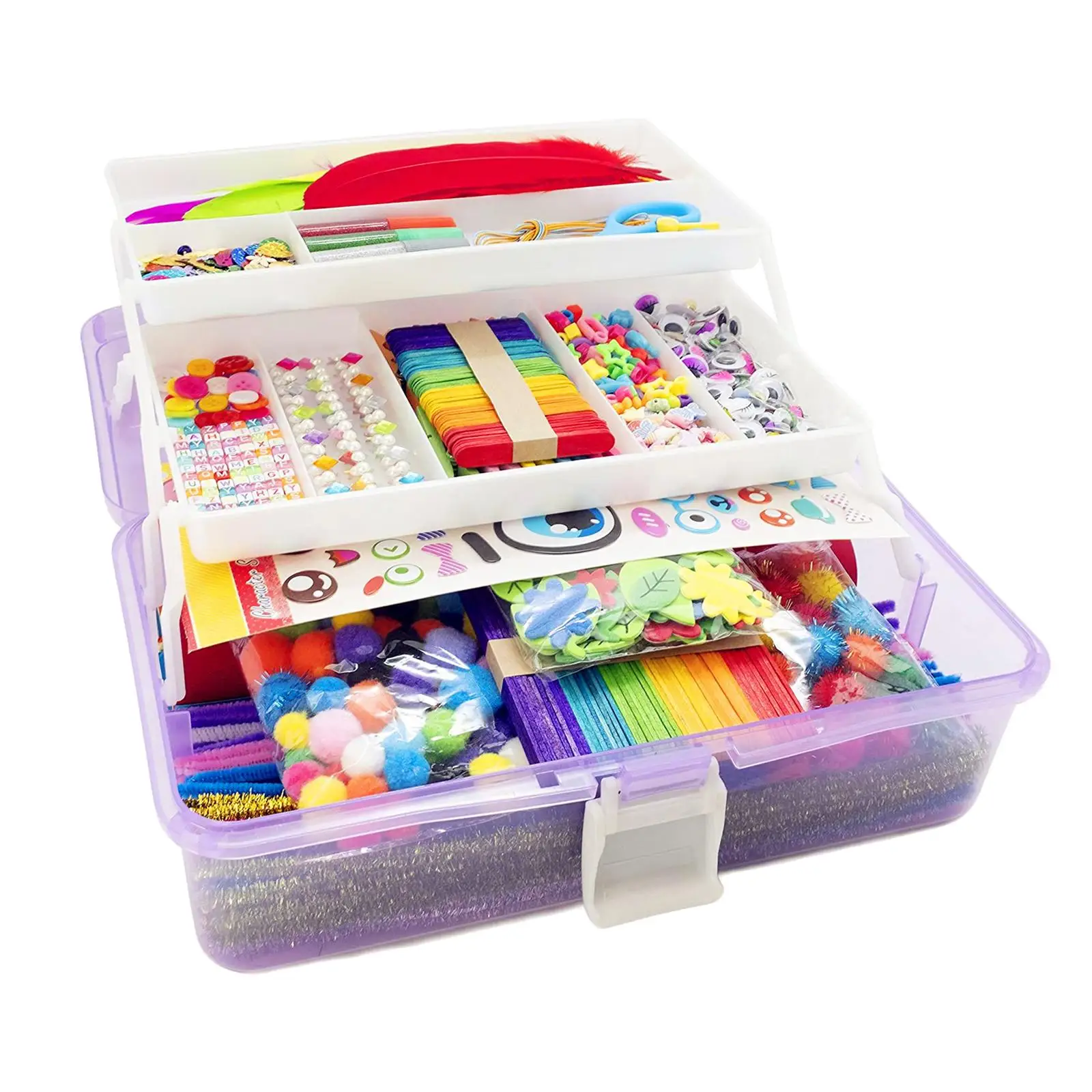 

Art Supplies for Kids Craft Art Kit Home Supplies Set Great Gift