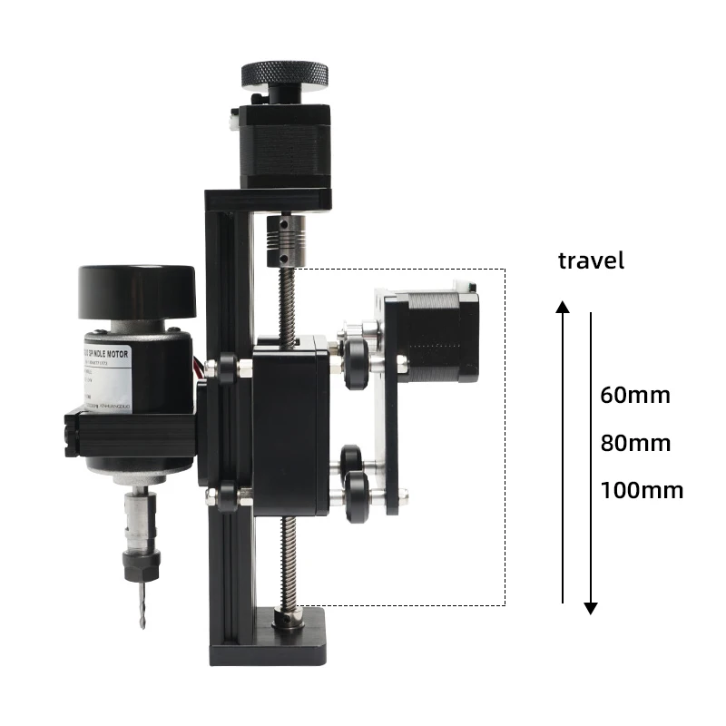 Скользящий стол с ЧПУ по оси Z 60 мм 80 деревообрабатывающий фрезерный станок