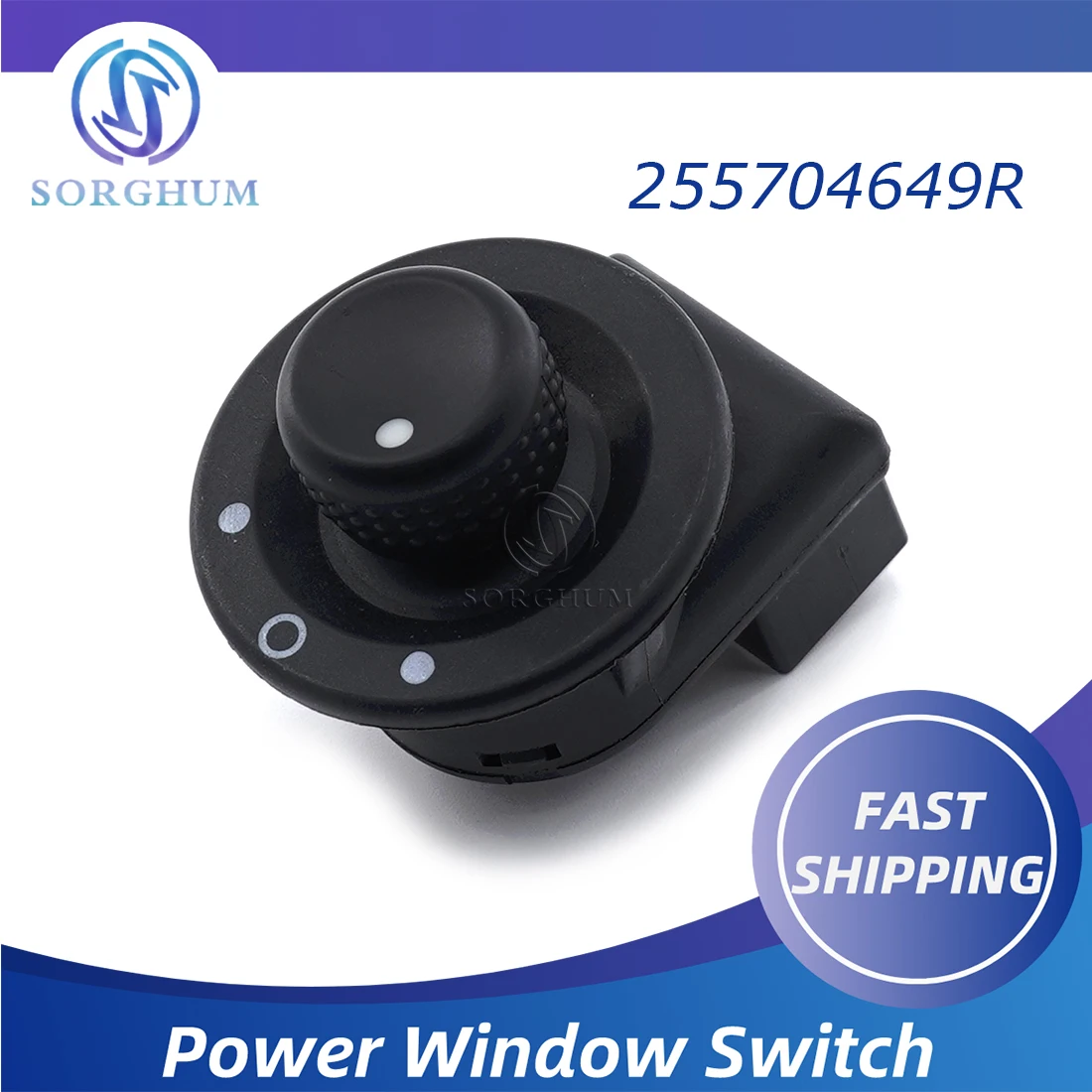

New Reaview Mirror Switch External Adjustment Knob 255704649R 8200214919 For Renault Megane Clio Master Kangoo Twingo Modus MK2
