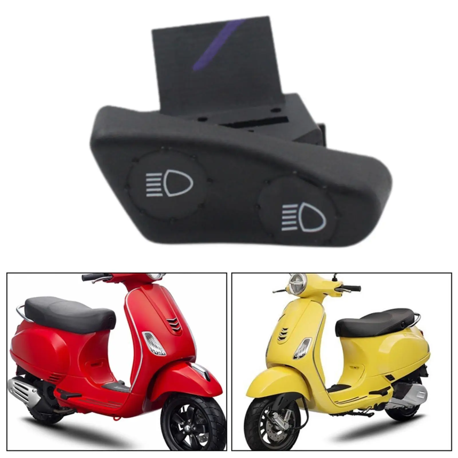 Кнопка переключения света дальнего и ближнего для мотоцикла Vespa LX