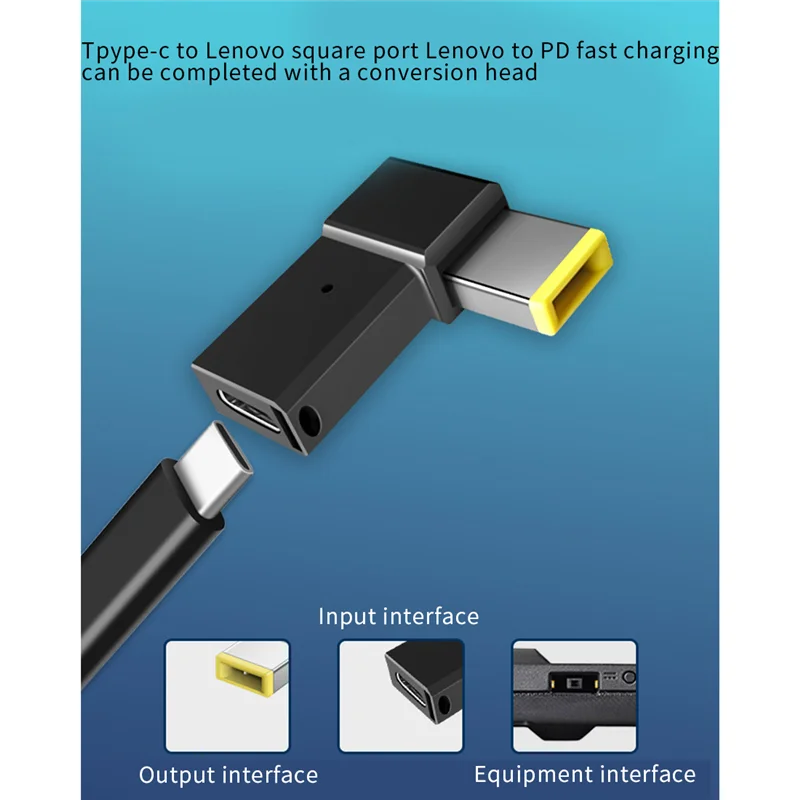 100 Вт USB Type C мама-квадратный преобразователь PD USB-C для быстрой зарядки ноутбука