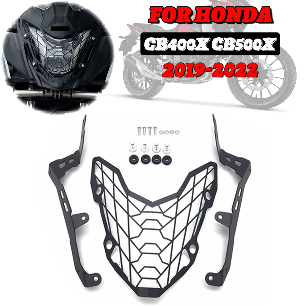 

MTKRACING Motorcycle Headlight Guard Protector Grille Covers Motorcycle Accessories For HONDA CB400X CB500X 2019-2022