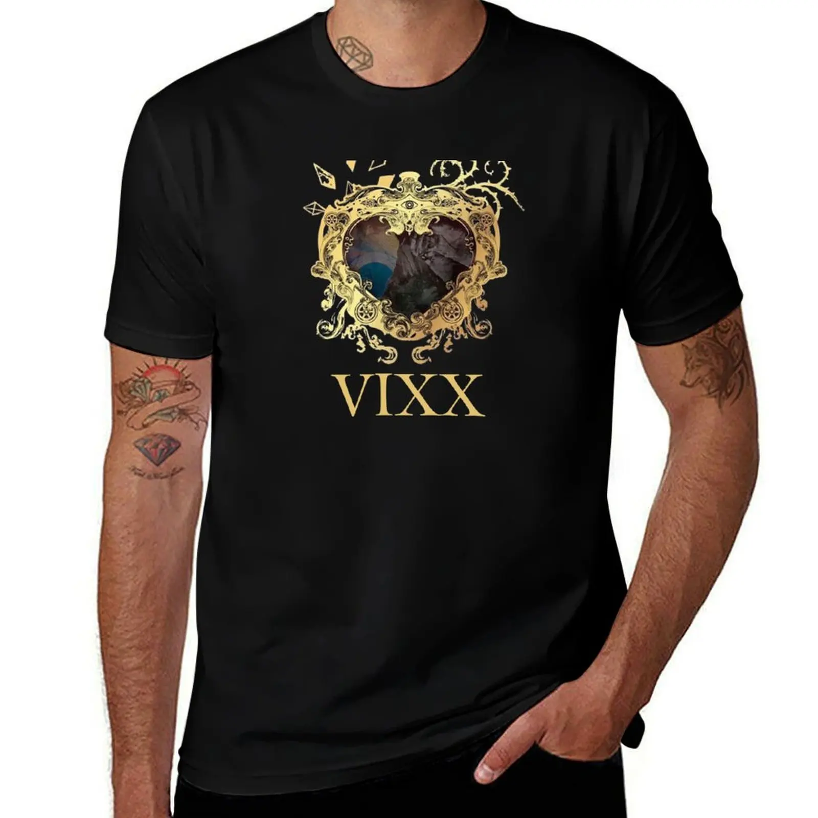 Фото Футболка VIXX, повседневная рабочая футболка №1