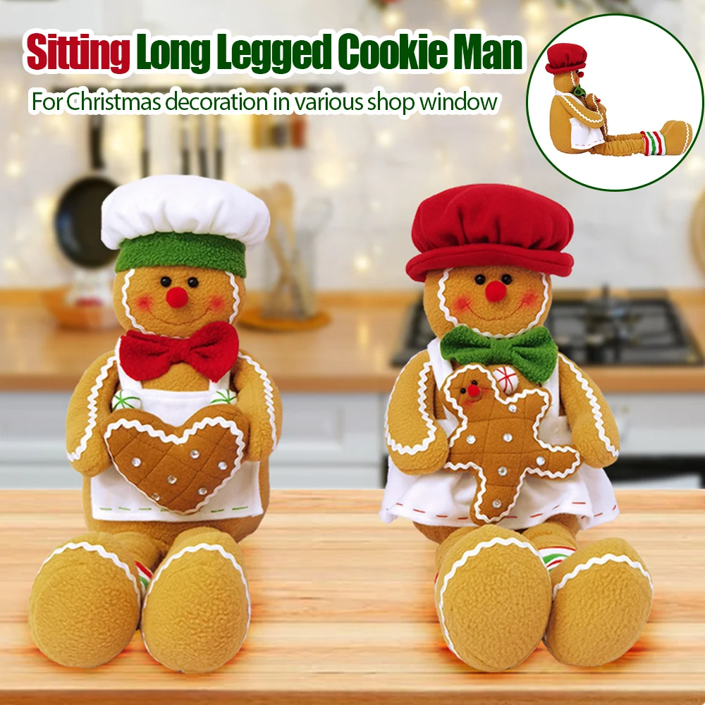 Новый Большой Выдвижной имбирный человеческий кукла печенье Мужская игрушка