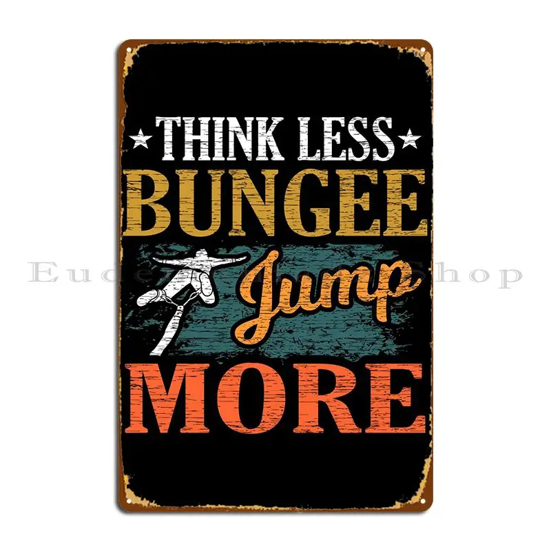 

Металлическая табличка с надписью «Bungee Jump Gift Idea»