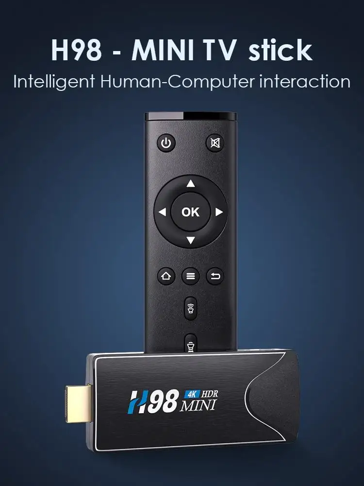 2022 Smart Tv stick Android TV Box 10 2G/16G 4G/32G 3D Video 4K 2.4G 5G Wifi Bluetooth Quad-Core TV Box Set top box TV receiver
