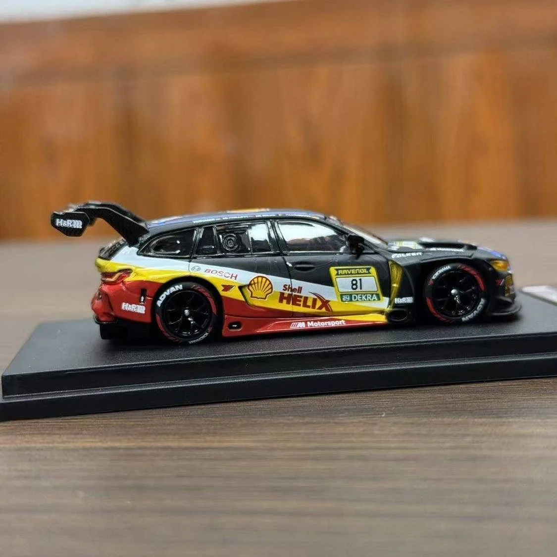 Фото Модель автомобиля NEO M3T Shell 1 Racing Paint, масштаб 1/64, литая, из сплава, M3 Touring GT3 Trolley Gt Motorsport, 1:64, коллекционная игрушка, подарок для детей №5