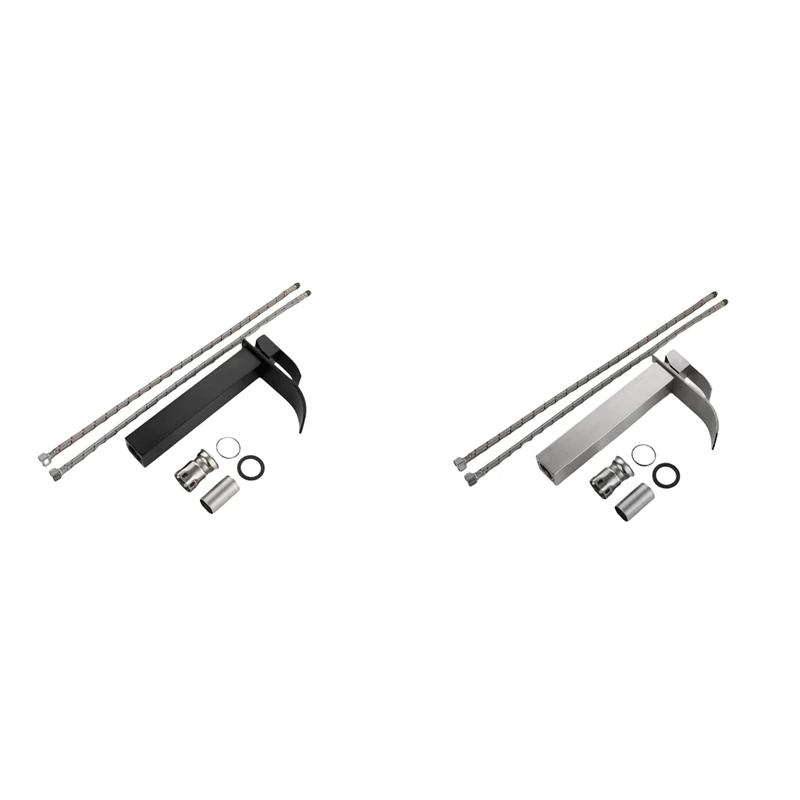 

304 Stainless Steel Wash Basin Hot And Cold Faucet Washbasin Basin Toilet Square Watch