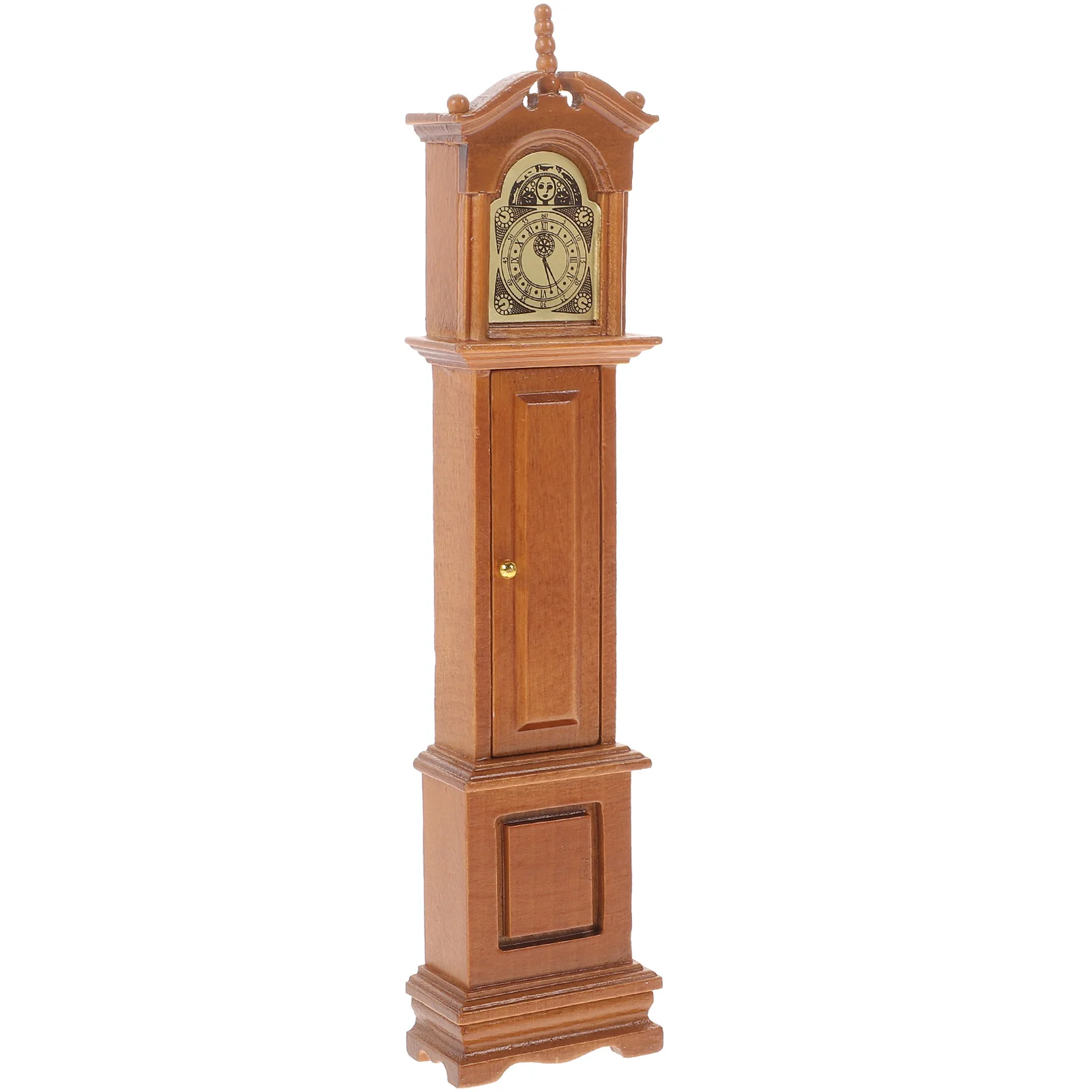 

Dollhouse Grandfather Clock Vintage Mini Decor Model Adornment Decorative Miniature Ornament