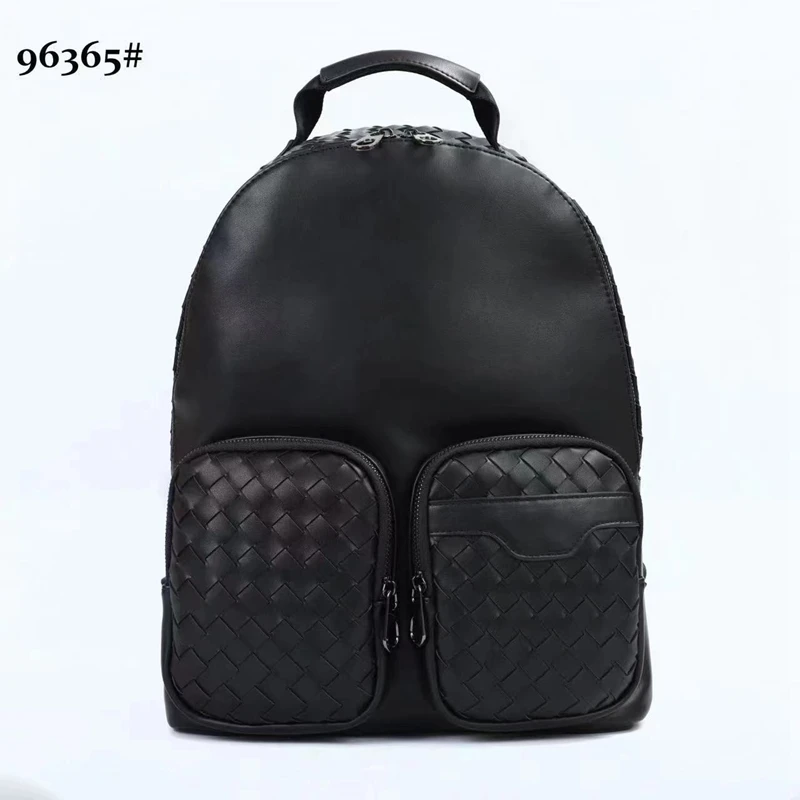 

Europe and America fashion casual new men's and women's leather backpack personality schoolbag travel bag computer bag