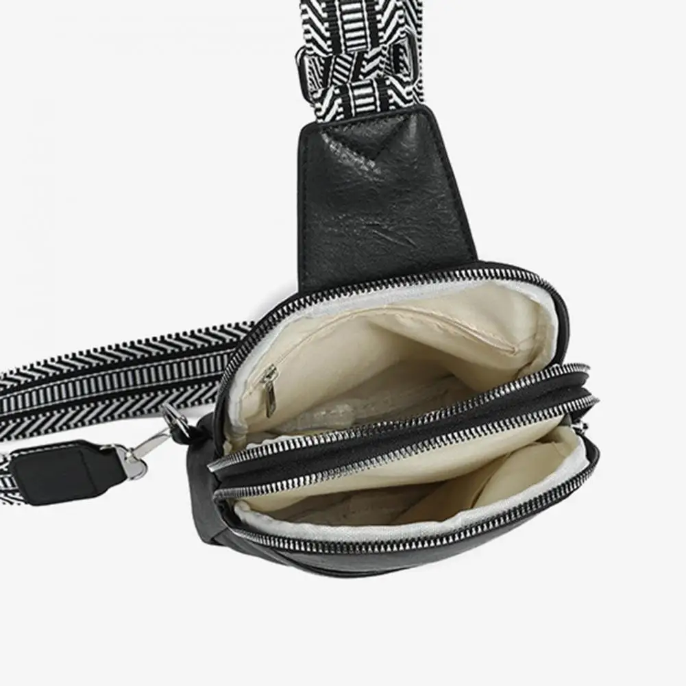 

Маленький кошелек через плечо, стильные прочные поясные сумки через плечо для женщин, вместительные сумки-слинги на молнии, износостойкие Сумки из искусственной кожи