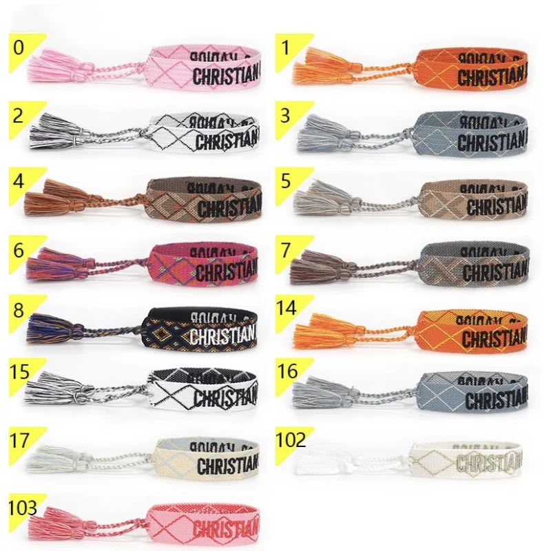 

Bohemia Braided Fabric Bracelet for Women Bohemian Adjustable Bracelet Handmade Wrist Bracelet Tassel Fashion Jewelry Wholesale
